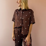 Mari Button Up Top