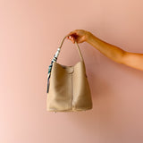 Let's Go Beige Bucket Bag
