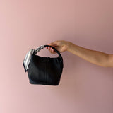 Lets Go Black Mini Bucket Bag