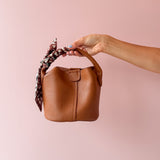 Lets Go Brown Mini Bucket Bag