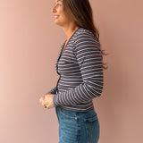 The Rib V Neck Cardigan