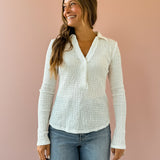 Julie Button Up