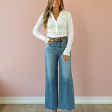 Julie Button Up