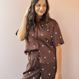 Mari Button Up Top