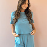 Stellan Jersey Denim Tee