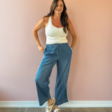Sidelines Denim Track Pant