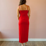 Solana Rosette Midi Dress
