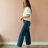 Madrid Knit Eyelet Button Up