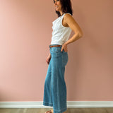 Nora Cropped Wide Leg Jeans