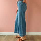 Nora Cropped Wide Leg Jeans