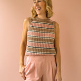 Deeley Stripe Stitch Tank