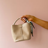 Lets Go Mini Bucket Bag Tan