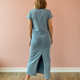 Gail Midi Skirt- Denim