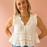 Rosabelle Ruffle Top