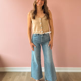 Delmore Scalloped Tank