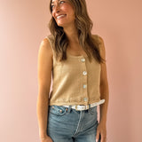Delmore Scalloped Tank
