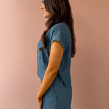 Seaside Chambray Top