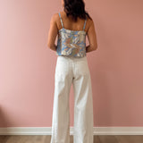 Jordan White Wide Leg Jean