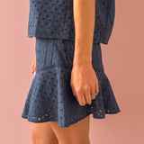 Marina Eyelet Skirt