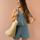 Las Lomas Straw Bag