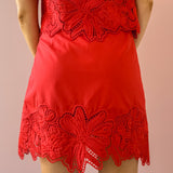 Lina Eyelet Mini Skirt