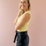 Saige Denim Shorts- Black