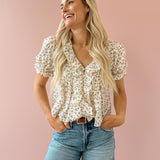 Blushing Petals Top