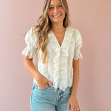Celeste Ruffle Top