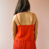 Fiore Satin Tank