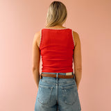 Jaidynn Tank Red