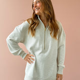 Masie Longline Sweatshirt Ivory