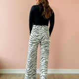 Far Out Zebra Wide Leg Jeans
