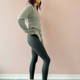 Freesoft High Rise Legging Green