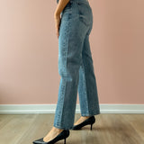 Lexi Bowed Straight Jean - Metropolis