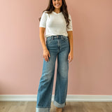 Far Out Wide Leg Jeans