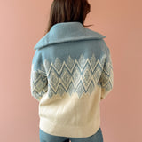 Hedda Fairisle Half Zip