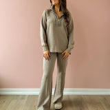 Airessentials Brushed Flare Pant - Birch