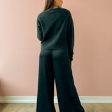 Isolde Satin Pant - Green