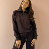 Airessentials Half Zip - Brown