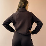 Airessentials Half Zip - Brown