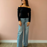 Whimsy Off Shoulder Mesh Top