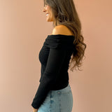 Whimsy Off Shoulder Mesh Top