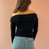 Whimsy Off Shoulder Mesh Top