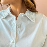 Torin Pearl Button Down Top