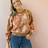 Noble Floral Sweater