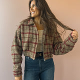 Celia Plaid Jacket