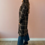 Mason Knit Plaid Coat