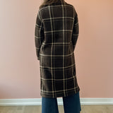 Mason Knit Plaid Coat
