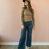 Abbey Long Sleeve-Tan