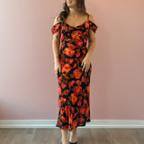 Evening Bloom Midi Dress